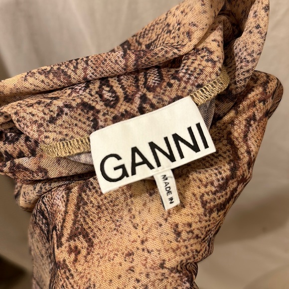 See through snake skin long sleeve top - Picture 7 of 7